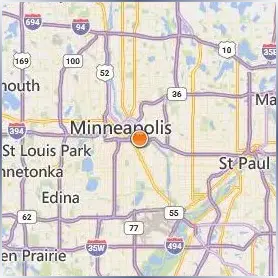 Augsburg College Location Map Augsburg College Location Map