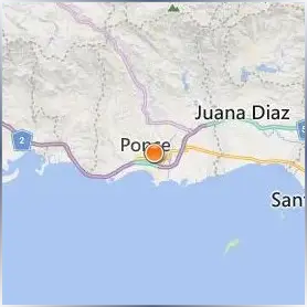 Pontifical Catholic University of Puerto Rico Ponce Location Map