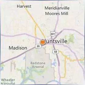 University of Alabama in Huntsville Location Map University of Alabama in Huntsville Location Map