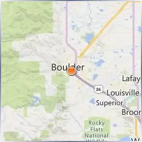 University of Colorado Boulder Location Map University of Colorado Boulder Location Map