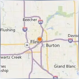 University of Michigan Flint Location Map University of Michigan Flint Location Map